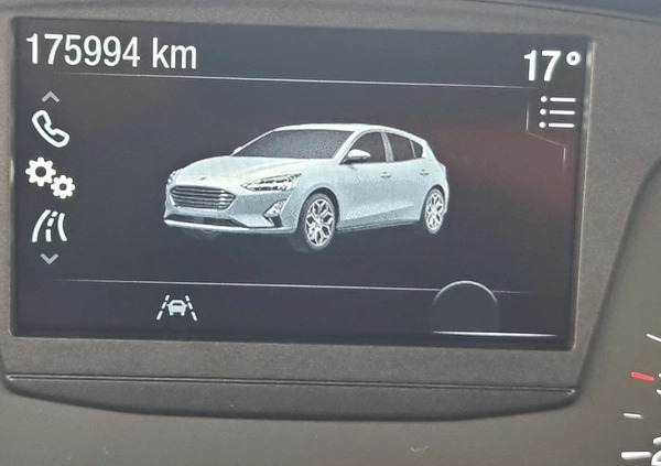 Ford Focus cena 39700 przebieg: 175998, rok produkcji 2019 z Warszawa małe 301